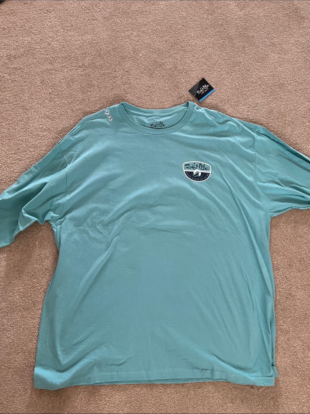 Salt Life Men’s Long Sleeve Tee in Seafoam Green